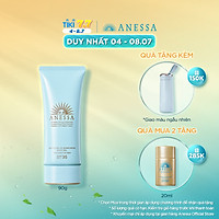 Kem chống nắng dạng gel dịu nhẹ cho da nhạy cảm và trẻ em Anessa Perfect UV Sunscreen Mild Gel SPF 35 PA+++ 90g