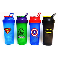 Bình Lắc Shaker Tập Gym 700ML - Siêu Anh Hùng Marvel, DC