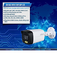 Camera thân to HDCVI 2MP FullColor DAHUA DH-HAC-HFW1239TLMP-LED nhìn đêm có màu hàng chính hãng DSS Việt Nam