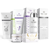 Bộ Truesky VIP06 gồm 1 kem ủ trắng body & 1 kem trắng da mặt & 1 sữa rửa mặt trắng da & 1 dưỡng trắng body Lavender