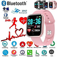 Số 1 Đồng HồĐồng Hồ Thông Minh Y68, Đồng Hồ Thông Minh Nội Địa Quảng Châu 3 Màu Sẵn, Đo Nhịp Tim, Bước Chạy