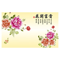 Tranh treo tường Hoa Mẫu Đơn 024