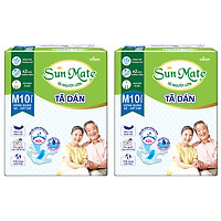 Combo 2 Tã Dán Người Lớn SunMate G2 Size M10 (10 Miếng)
