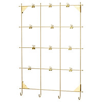 IKEA MYRHEDEN Bảng ghi nhớ với clip màu đồng Memo board with clips brass colour