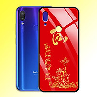 Ốp Lưng Mạ Màu Vàng Ánh Kim cho điện thoại Xiaomi Redmi Note 7 Pro - 0371 7998 TAM04 - Tâm thư pháp - Hàng Chính Hãng