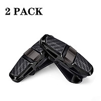 2PCS ABS Sun Visor Clip Sunglasses Holder for Car Sun Visor Car Sunglasses Clip Glasses Hanger Mount