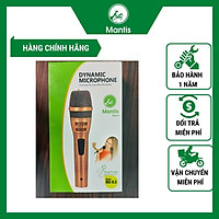 Micro Hát Karaoke Có Dây Mantis MG-6.3 Có Dây Dài 6m cầm nặng tay