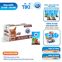 Thùng 48 Bịch Sữa Tiệt Trùng Dutch Lady Cô Gái Hà Lan Socola (48X220ml)