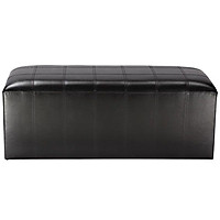 Ghế Đôn Mềm Index CUBIC-2S - Đen (52x112x44 cm)