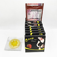 Bao Cao Su Bi Gai Storm Strawberry Có 7 Bi Ở Đầu + Tặng Bcs Kéo Dài Thời Gian Power Men (1 Chiếc) - Hàng Chính Hãng 100% - Che Tên Sản Phẩm