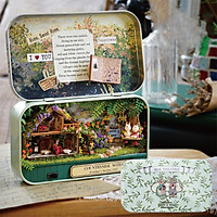Mô hình nhà DIY Doll House Box Theatre Q004 -Q006 kèm Đèn LED