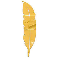 Gương Dán Tường Hình Lông Vũ 3D