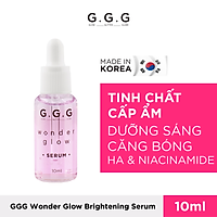 Combo Tinh Chất Cấp Ẩm, Dưỡng Sáng, Căng Bóng Da, HA và Niacinamide GGG Wonder Glow Brightening Serum 3x10ml