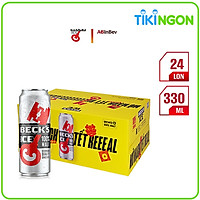 Thùng 24 Lon Bia Beck's Ice (330ml / Lon)