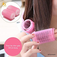 6 Lô uốn mái tự dính size to không dùng nhiệt, không gây hại, tóc uốn xoăn tự nhiên - CBQT0009