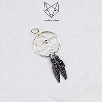 Mặt Dây Bạc Thái CaoBac Silver Dream Bi Bạc Hai Lông Vũ Không Kèm Dây
