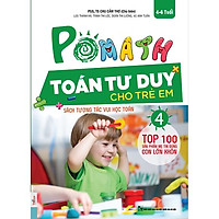 POMath – Toán Tư Duy Cho Trẻ Em 4-6 Tuổi (Tập 4)(Tặng kèm Kho Audio Books)