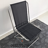 Ghế xếp lưới cao 70cm - Khung inox