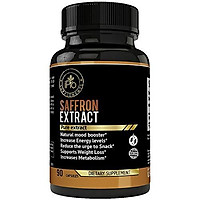 Pure Saffron Extract for Eye Health- Natural Appetite Suppressant Weight Loss Pills- Mood Booster Anti-Anxiety Saffron Supplement for Depression- Hunger Suppression for Women and Men-Saffron Capsules