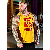 Áo Ba Lỗ Nam Tập Gym Mutant Nhập Khẩu – Tanktop Thể Thao Chất Cotton Co Dãn, Mềm Mịn, Mát Mẻ