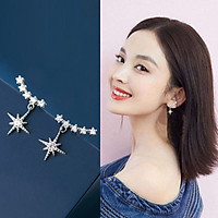 Bông tai vành tai S925 ngôi sao chứng nhân mẫu hot 2021