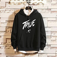 Áo Hoodie nỉ ngoại True đủ màu (unisex nam nữ đều mặc được)