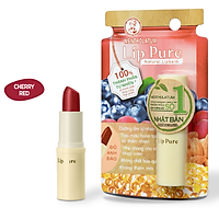Son dưỡng môi Đỏ anh đào (Mentholatum Lip Pure Cherry Red) 3.8g - 41030