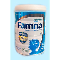 Sữa Famna step 3 850g - Đề kháng khoẻ, tiêu hoá tốt, bé cao lớn và thông minh - Hàng chính hãng của NutiFood