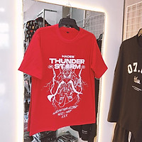 Áo thun form rộng tay lỡ mẫu THUNDER