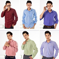 Sơ mi nam tay dài 18 màu, áo sơmi cao cấp, size đến 100kg - NH Shop