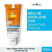 Kem Chống Nắng La Roche Posay Dạng Sữa Cho Trẻ Em Anthelios Dermo Kid SPF 50+ UVB & UVA 100ml