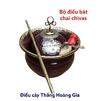 Điếu bát chai tặng kèm chổi nhấc tàn inox
