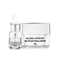 Bộ 2 sản phẩm Trắng Da Ngừa Nám KN Beauty chuyên sâu: Kem dưỡng 25g + Serum 30ml