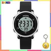 Đồng Hồ Trẻ Em Cho Bé Trai/Gái Chính Hãng SKMEI 1100 Chống Nước 5ATM - Rửa Tay, Đi Mưa, Bơi Lội Thoải Mái - Tặng Kèm Móc Khóa Đồng Hồ Như Hình Siêu Dễ Thương