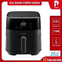 Nồi chiên không dầu LocknLock EJF284BLK 5.5L - Hàng chính hãng