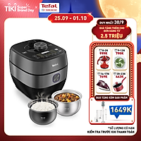 Nồi áp suất điện đa năng Tefal Smart Pro IH CY638868 - 5L - Nấu nhanh tiết kiệm thời gian - 19 thực đơn nấu ăn và 3 chế độ đặc biệt - Tối ưu hương vị và dinh dưỡng món ăn - Hàng chính hãng