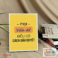 Tranh để bàn tạo động lực: Mọi vấn đề đều có cách giải quyết - SDB538