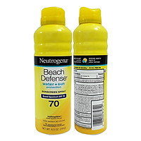 Xịt Chống Nắng NEUTROGENA Beach Defense SPF70 Chống Nước 184g USA