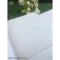 Giấy Dán Tường Hàn Quốc Màu Trắng Cao Cấp Vân Sơn Cho Phòng Ngủ Phòng Khách Khổ 1.06m x 15.6m