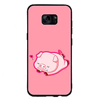 Ốp Lưng Viền TPU cho điện thoại Samsung Galaxy S6 - Pig 2019 Mẫu 3