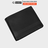 Bóp Ví Nam Da Bò Thật 4U Cao Cấp Dáng Ngang Sang Trọng F110D