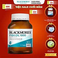 Viên uống Dầu cá không mùi tự nhiên Blackmores Odourless Fish Oil 1000 400 viên