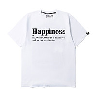Áo thun Teeworld Happiness T-shirt Nam Nữ Đen Form Rộng Unisex