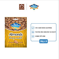Combo 6 Gói Hạnh Nhân Blue Diamond - Mật Ong (30g)