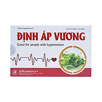 Thực phẩm bảo vệ sức khỏe Định Áp Vương giúp ổn định huyết áp (Tặng kèm móc chì khóa siêu cute Hàn Quốc)