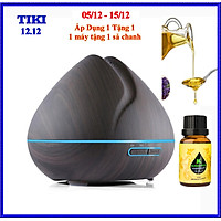 MÁY PHUN SƯƠNG BÚP SEN TẠO ẨM KHÔNG KHÍ - MÁY XÔNG TINH DẦU PHUN SƯƠNG CHÍNH HÃNG KRISHNA - TẶNG KÈM REMOTE - MÁY KHUẾCH TÁN TINH DẦU SIÊU ÂM PHUN SƯƠNG CHUYÊN DỤNG CHO KHÔNG GIAN LỚN - ĐÈN LED 7 MÀU TRANG TRÍ RẤT ĐẸP
