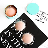 Miếng dán ti & nâng ngực Hộp thiết 5 cặp miếng dán nhủ hoa silicon hoa mai