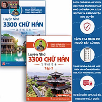 Sách - Combo Luyện Nhớ Chữ Hán Tập 2 + Tập 3 - Mẹo Nhớ Chữ Hán Qua 214 Bộ Thủ - Hack Não Chữ Hán - Phạm Dương Châu