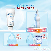 Sữa Rửa Mặt Tạo Bọt Chiết Xuất Đất Sét Trắng Senka Perfect White Clay New 14840 (120g)