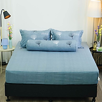 Bộ ga chun Microfiber Xám Đậm Everon Lite ELM204 (4 món)